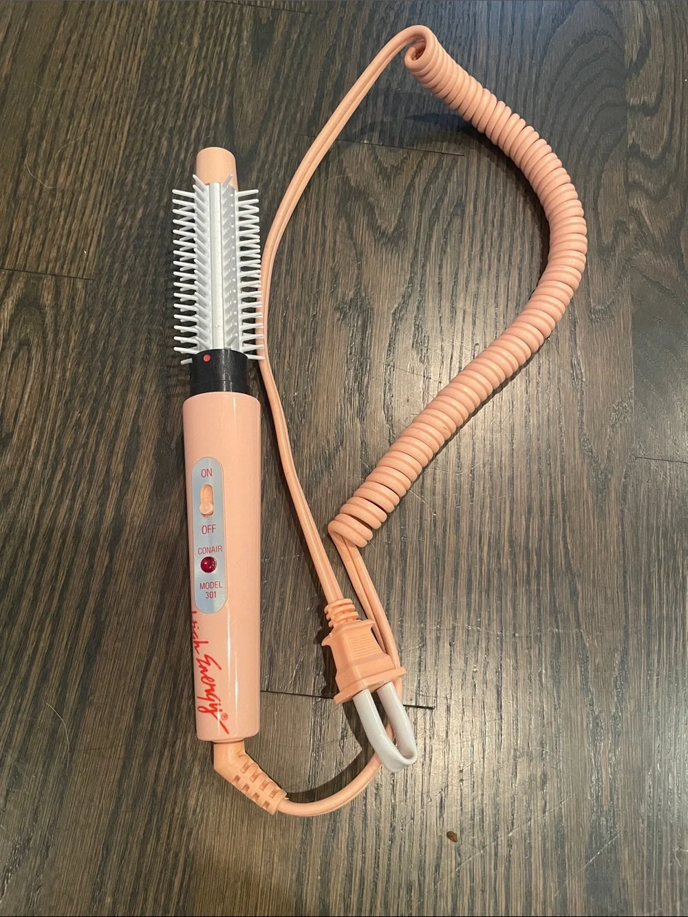 Conair Pink Heated Styling Brush - 2-in-1 Volumizing Tool